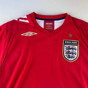 2007-09 Umbro England Away Jersey L