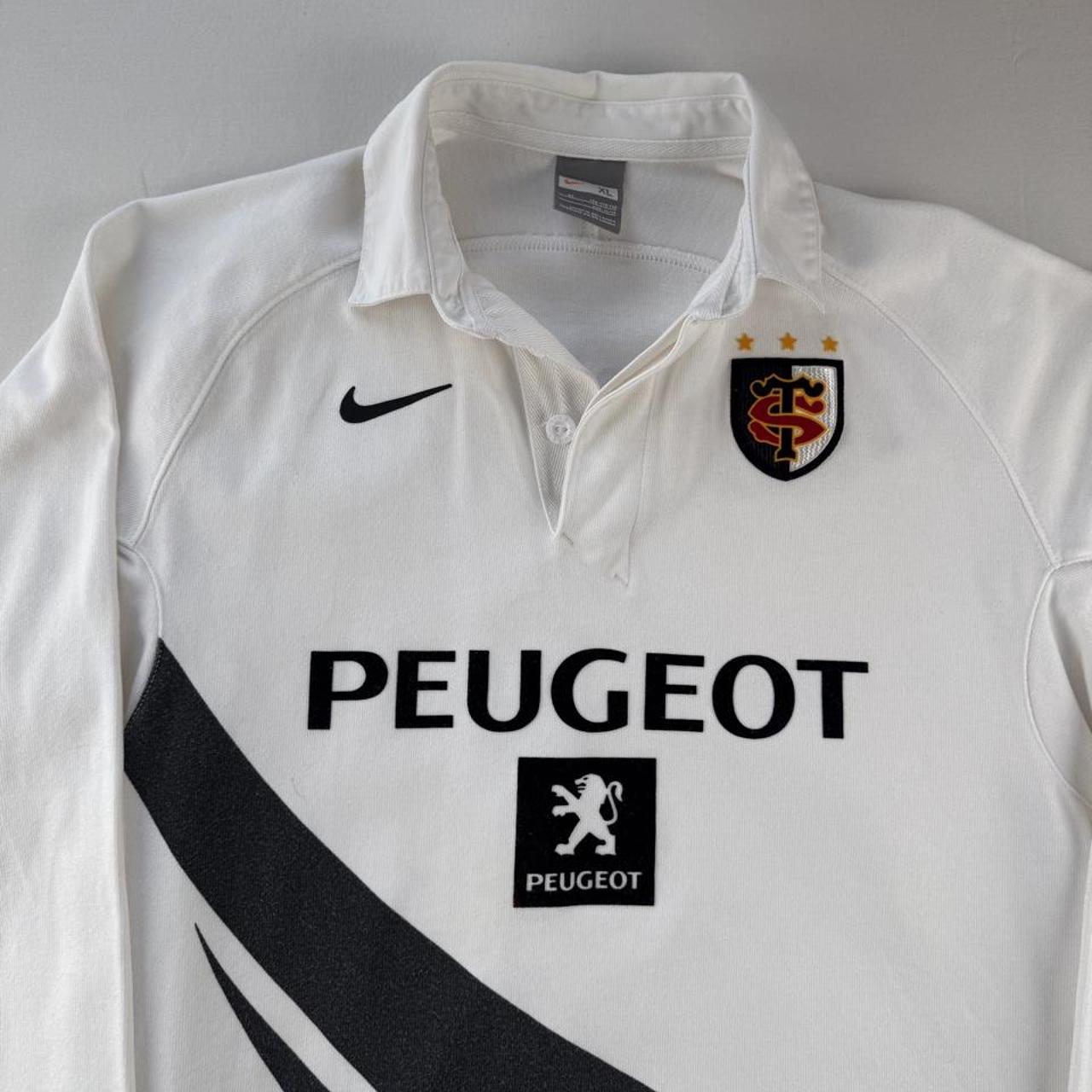 Stade Toulousain Nike Embroidered Rugby Polo Shirt XS