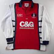 1999-2000 Cotton Traders Gloucester Rugby Long Sleeve Rugby Polo Shirt S