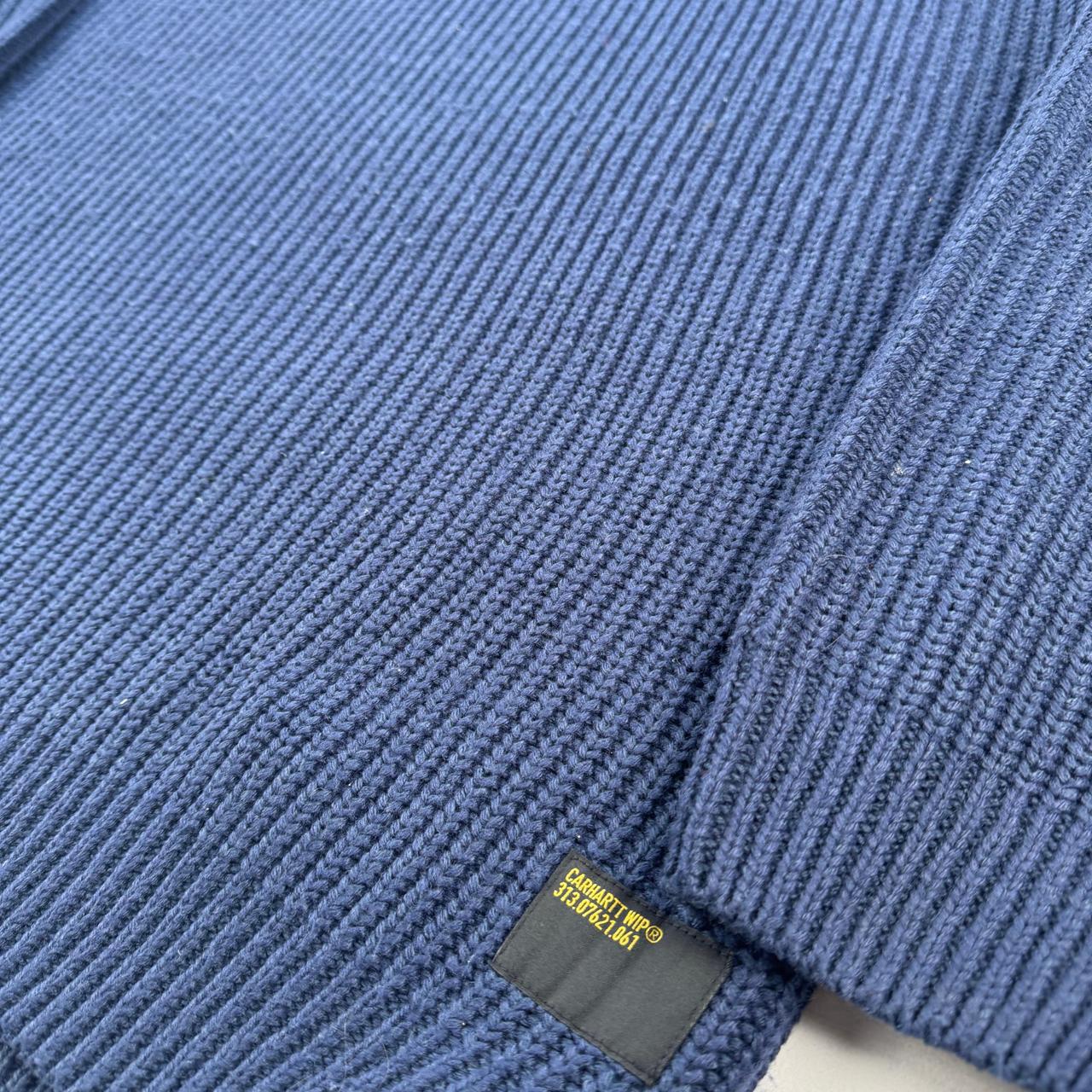 Carhartt Wip Crewneck Knit Sweater in Navy Size XXL