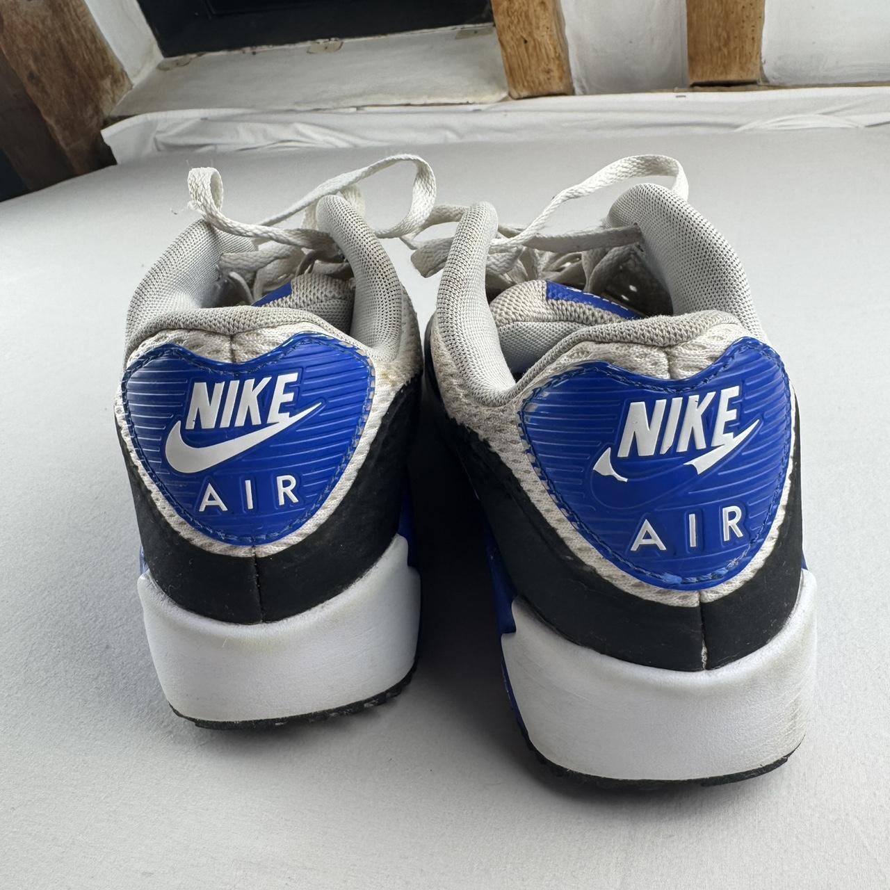 Nike Air Max 90s White and Blue Uk6