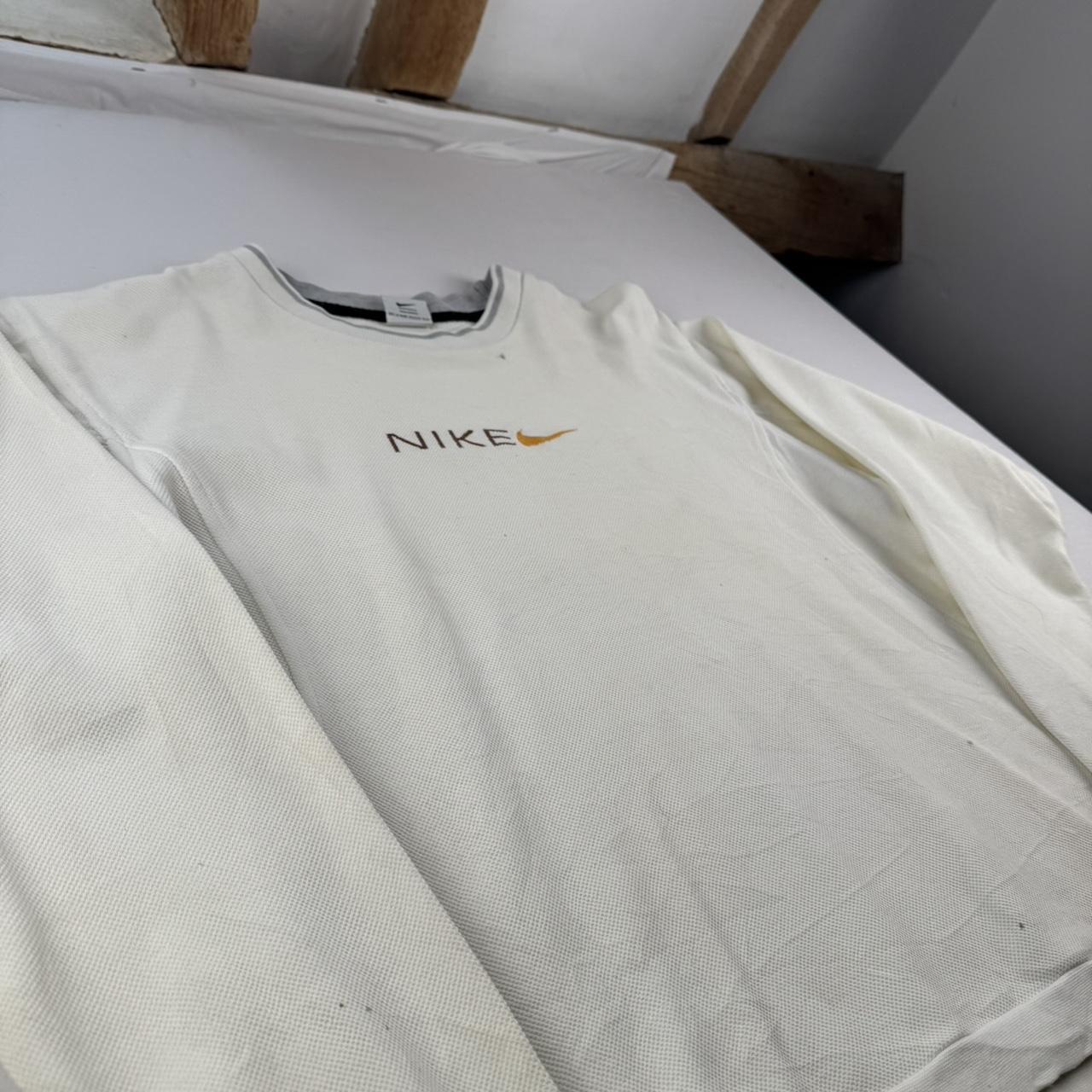1990s Nike Embroidered Womens Sweatshirt 8-10