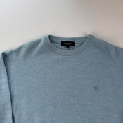 Womens Embroidered Logo Burberry Knitted Jumper 10-12