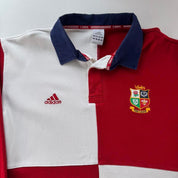 Early 2000s Adidas British and Irish Lions Embroidered Rugby Polo Shirt L