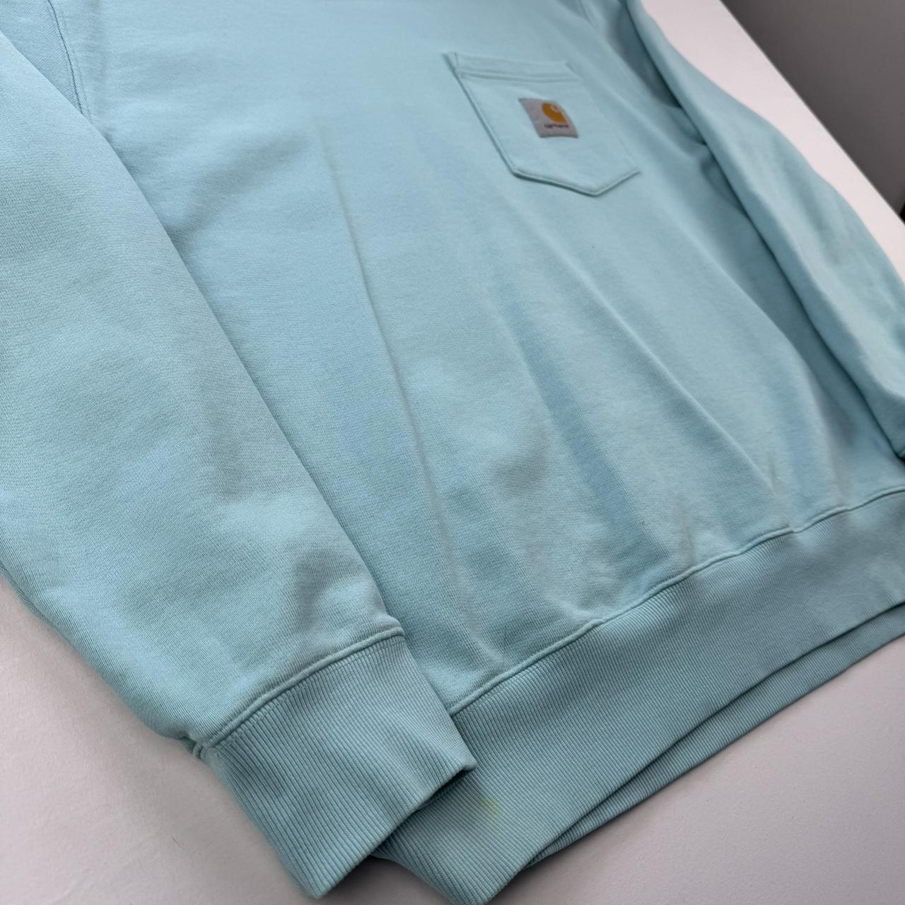 Carhartt WIP Turqoise Pocket Logo Sweatshirt M