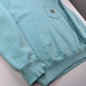 Carhartt WIP Turqoise Pocket Logo Sweatshirt M