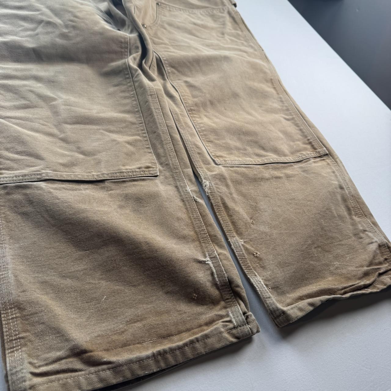 Made in USA Carhartt Heavyweight Double Knee Carpenter Trousers 34W 30L