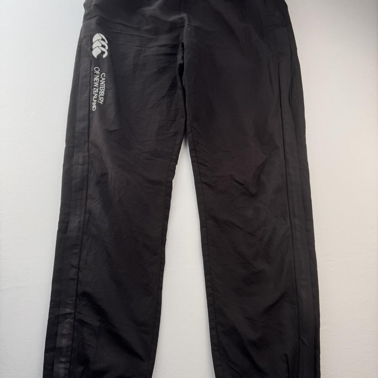 Canterbury Joggers Black and White Aged 16