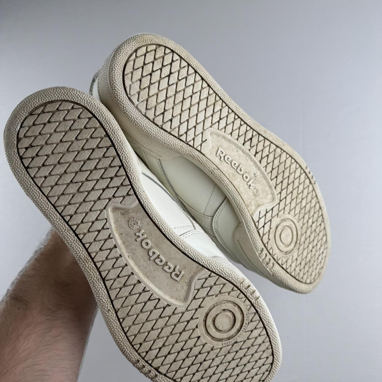 Reebok White and Yellow Classics UK10