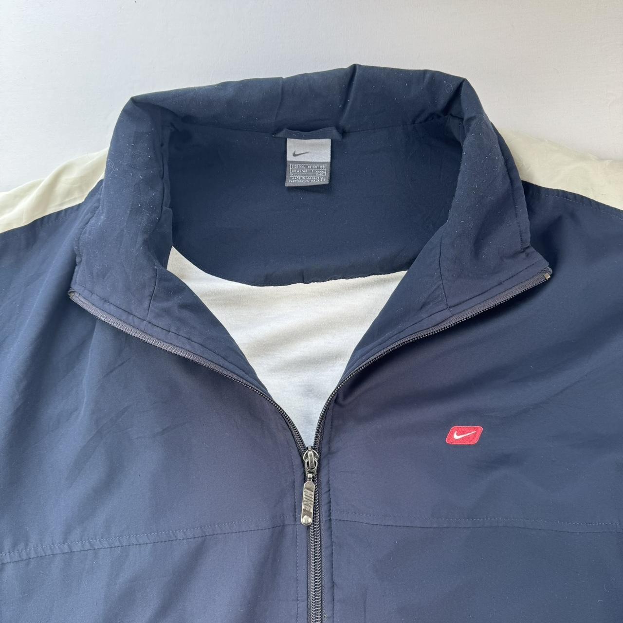 Vintage 2000s Nike Embroidered Logo Track Jacket XXL
