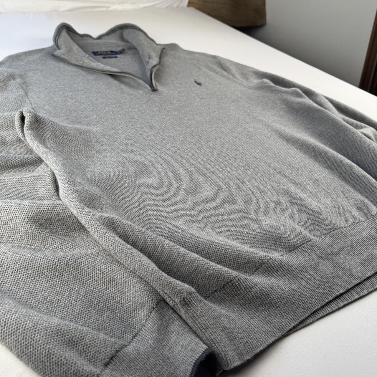 Polo Ralph Lauren Green Embroidered Pony Quarter Zip Jumper XL
