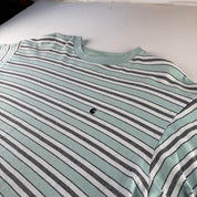 Carhartt WIP Turquoise Striped T-Shirt L