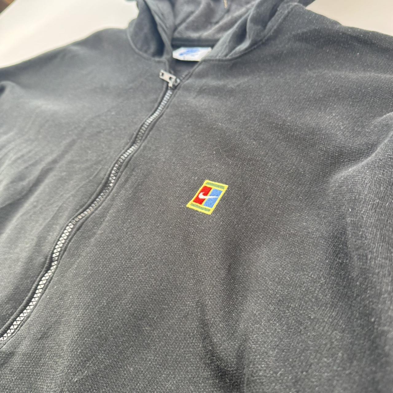 1990s Nike Court Full Zip Made in USA Hoodie L