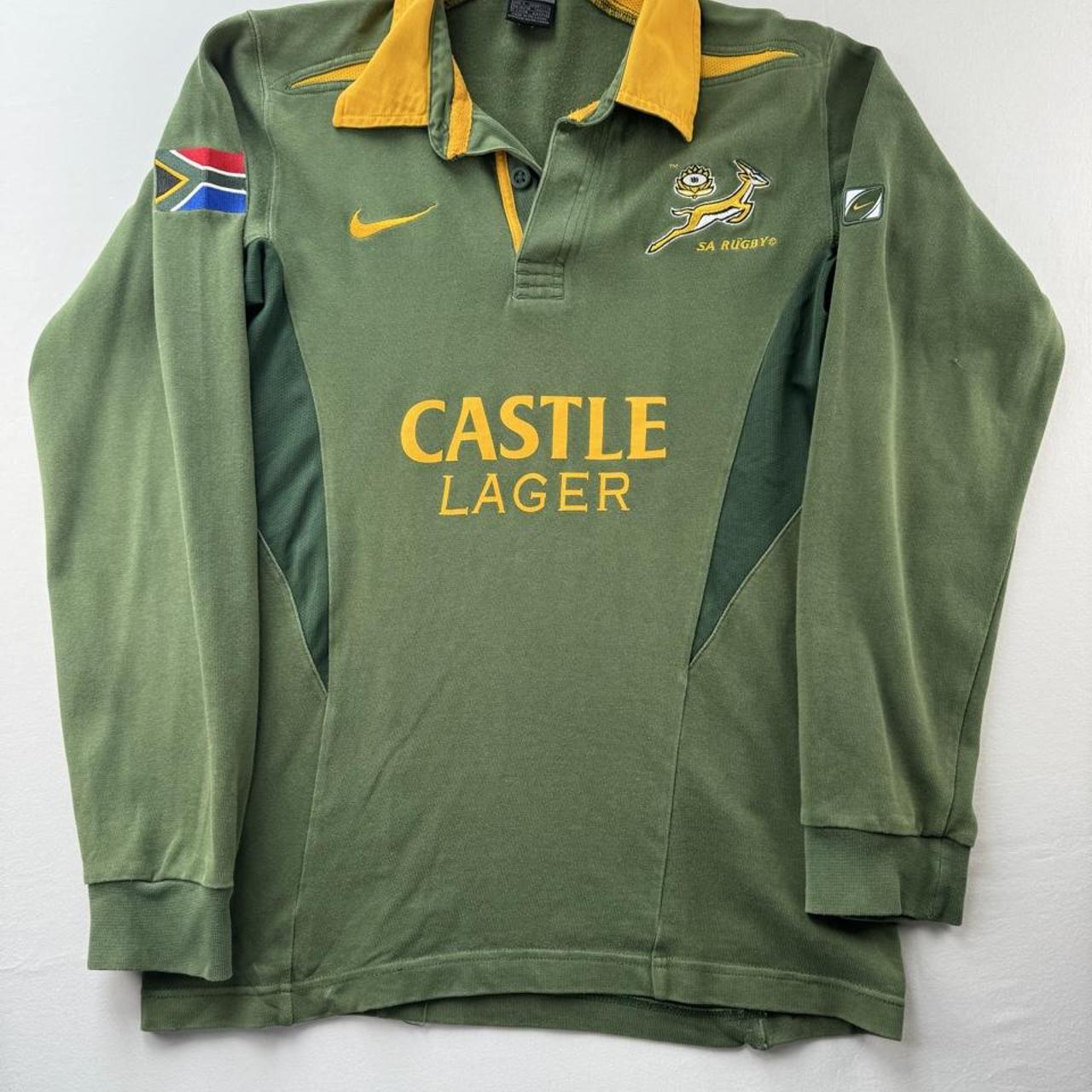 2003 Nike South Africa Springboks Rugby Polo Shirt S