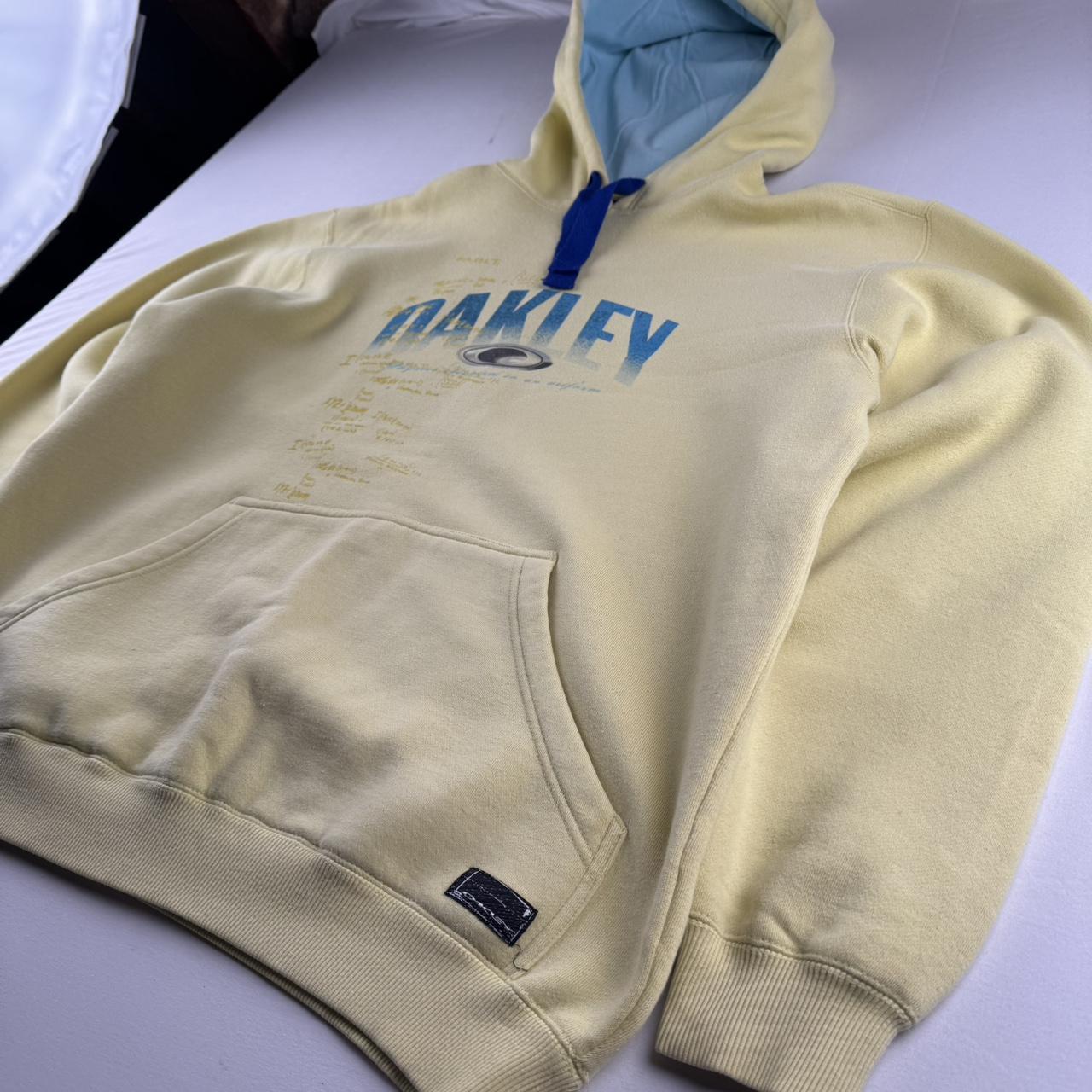 2000s Oakley Spellout Graphic Oversized Hoodie M