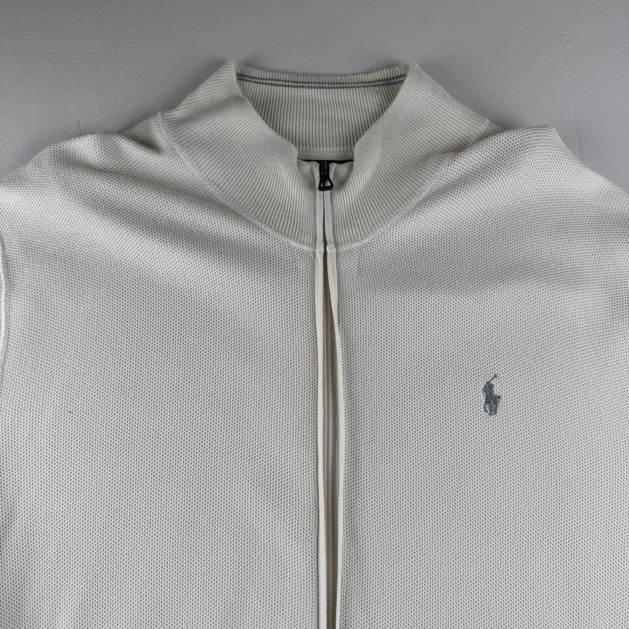 Polo Ralph Lauren Embroidered Pony Pima Cotton Full Zip Jumper XXL