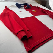 Early 2000s Adidas British and Irish Lions Embroidered Rugby Polo Shirt L
