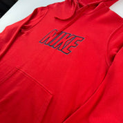 Modern Nike Embroidered Spellout Hoodie M