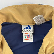 1990s Adidas Velvet Embroidered Track Jacket S