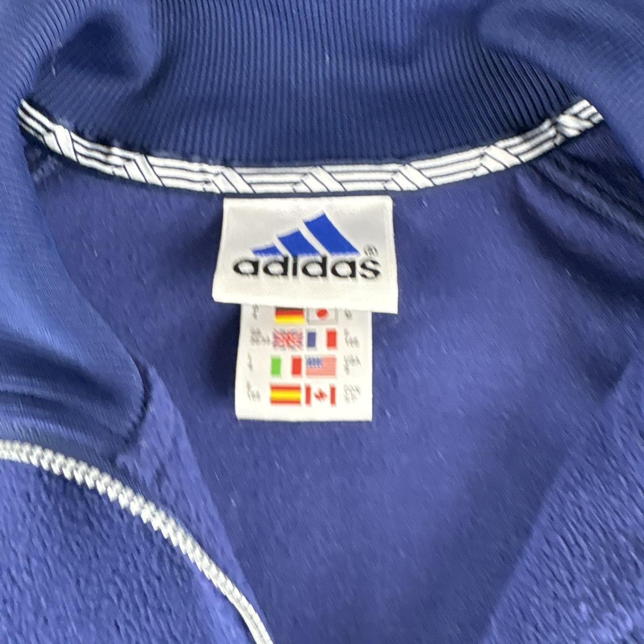 Early 2000s Adidas Embroidered Quarter Zip Fleece S