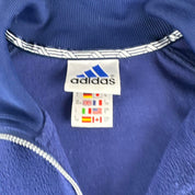 Early 2000s Adidas Embroidered Quarter Zip Fleece S