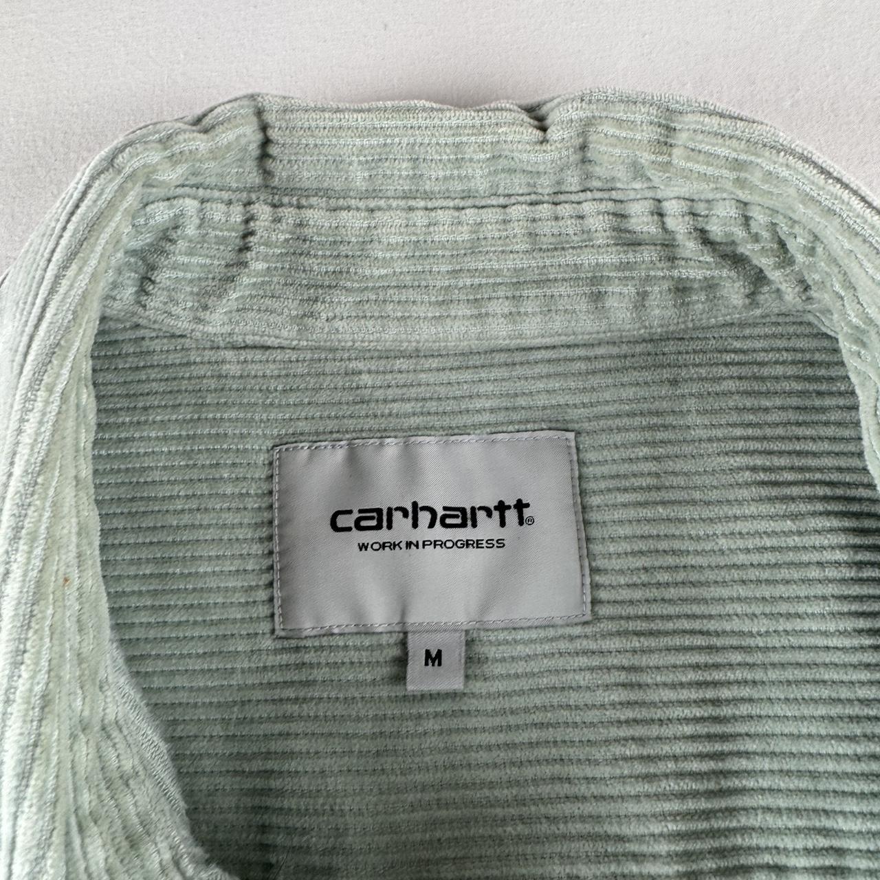 Carhartt WIP Embroidered Logo Corduroy Button Down Shirt M