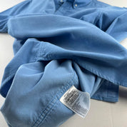 Blue Carhartt WIP Long Sleeve Madison Corduroy Button Down Shirt M