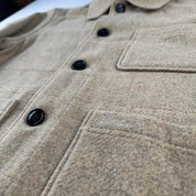 Modern Barbour Tartan Embroidered Spellout Kenn Wool Jacket M