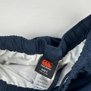 Canterbury Tracksuit Bottoms White and Navy Size Small