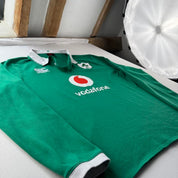 Canterbury Ireland Rugby Long Sleeve Rugby Polo Shirt L