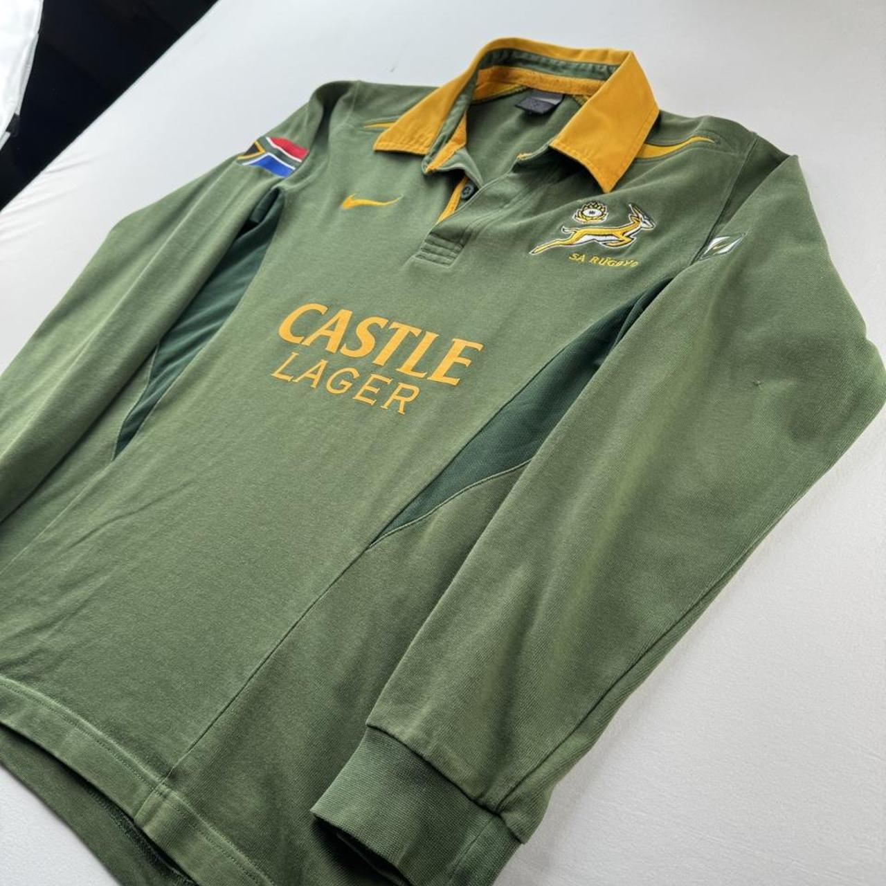 2003 Nike South Africa Springboks Rugby Polo Shirt S
