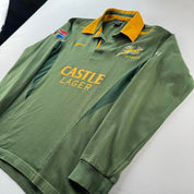 2003 Nike South Africa Springboks Rugby Polo Shirt S