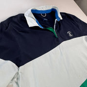 Nautica Short Sleeve Striped Rugby Polo XXL