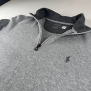 Polo Ralph Lauren Embroidered Pony Quarter Zip Fleece M