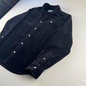 Black Carhartt WIP Long Sleeve Madison Corduroy Button Down Shirt S