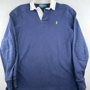 Polo Ralph Lauren Embroidered Pomy Vintage Rugby Polo Shirt M