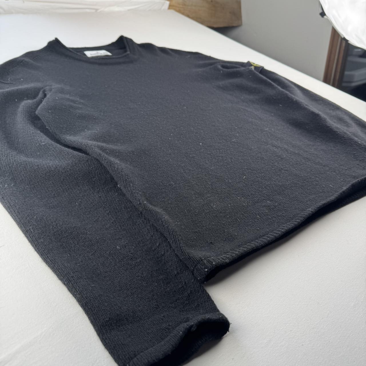 Modern Authentic Stone Island Woolen Knitted Jumper L
