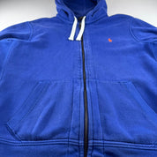 Unisex Polo Ralph Lauren Thick Oversized Full Zip Hoodie L