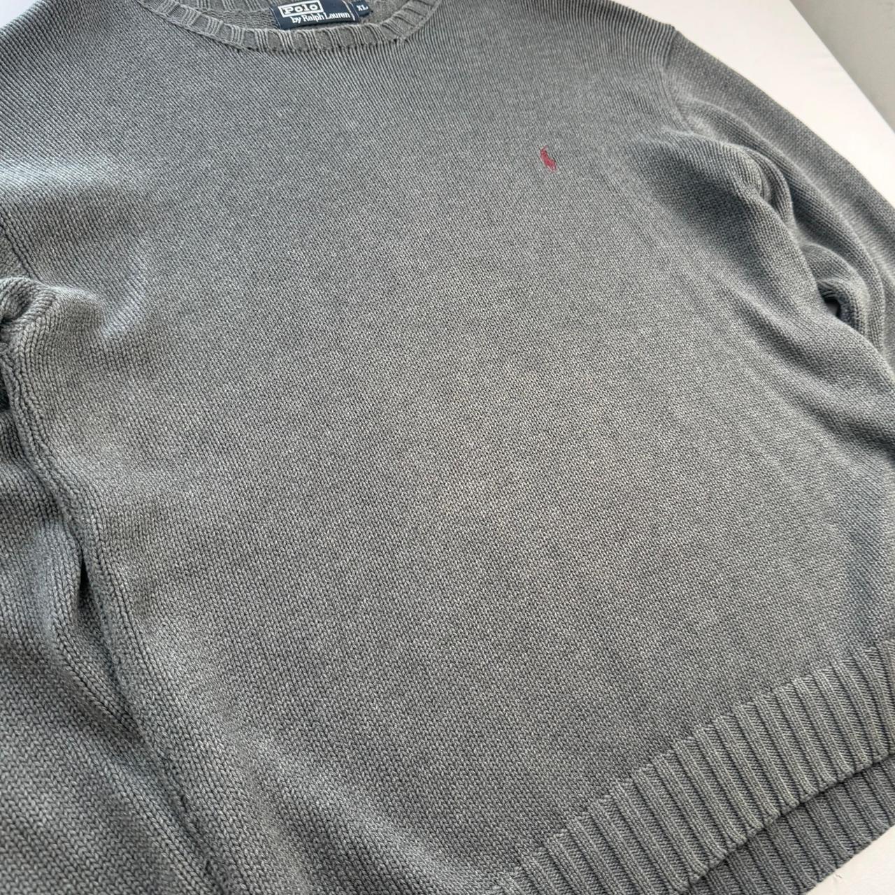 Polo By Ralph Lauren Crewneck Knit Sweater in Grey Size XL
