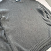 Polo By Ralph Lauren Crewneck Knit Sweater in Grey Size XL