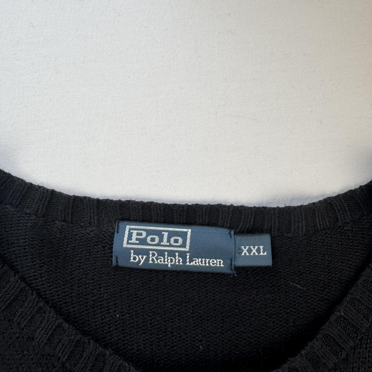 Polo By Ralph Lauren Crewneck Knit Sweater in Black Size XXL