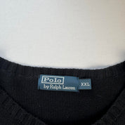 Polo By Ralph Lauren Crewneck Knit Sweater in Black Size XXL