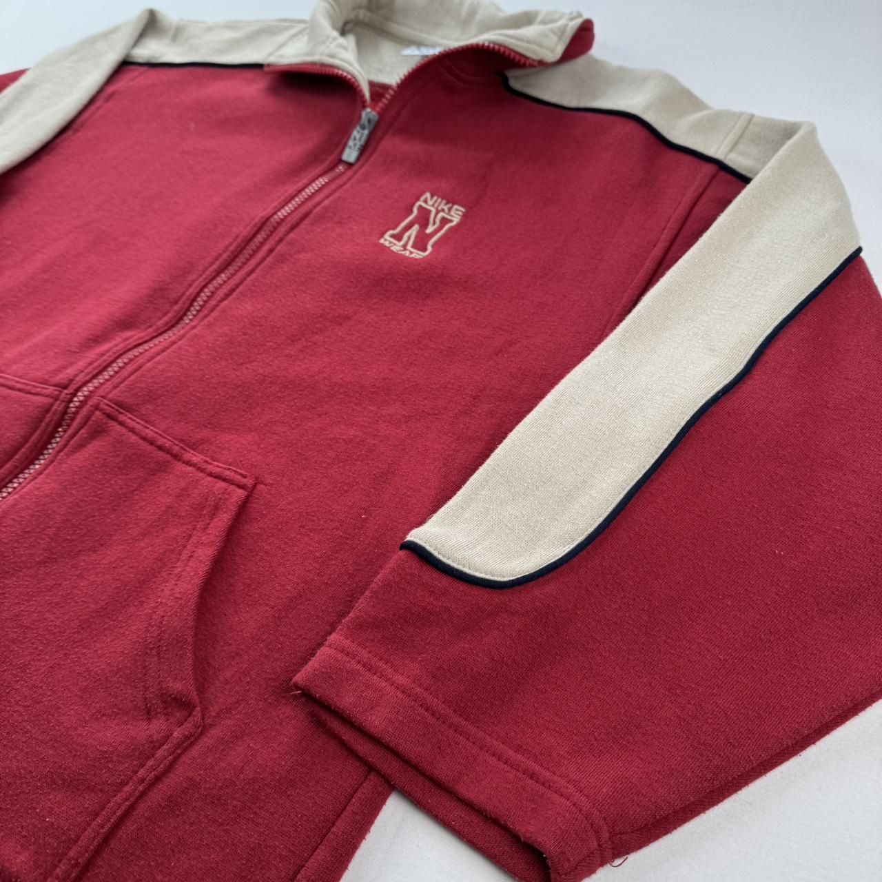 Womens 1990s Nike Embroidered Quarter Zip Fleece 8 Oversized