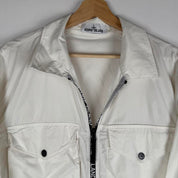Stone Island shell jacket XL, black with logo trim and lightweight material.