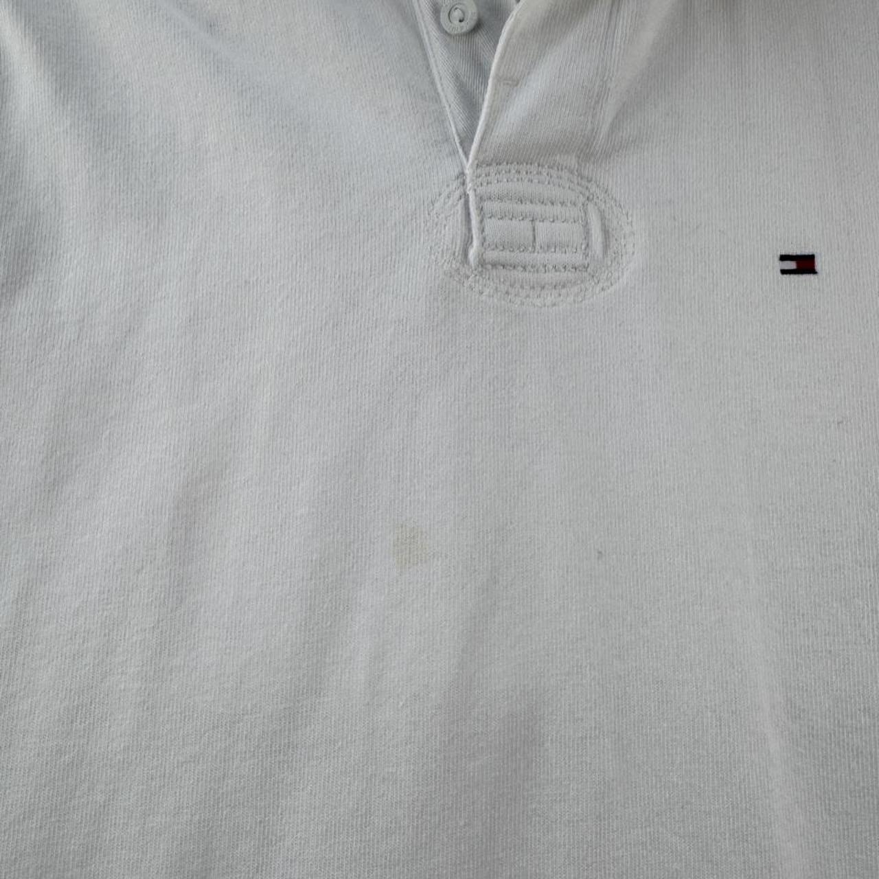 Thick Tommy Hilfiger Embroidered Logo Rugby Polo Shirt M