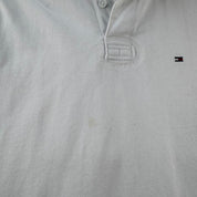 Thick Tommy Hilfiger Embroidered Logo Rugby Polo Shirt M