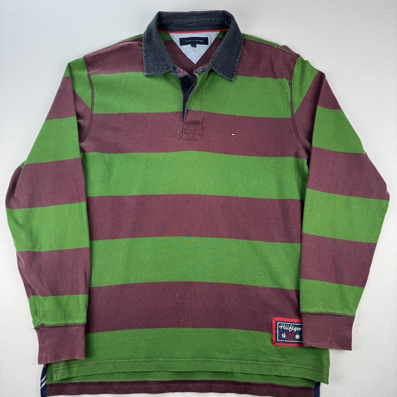 Tommy Hilfiger Striped Embroidered Rugby Polo XL