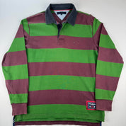 Tommy Hilfiger Striped Embroidered Rugby Polo XL