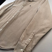 Beige Carhartt WIP Long Sleeve Madison Corduroy Button Down Shirt M