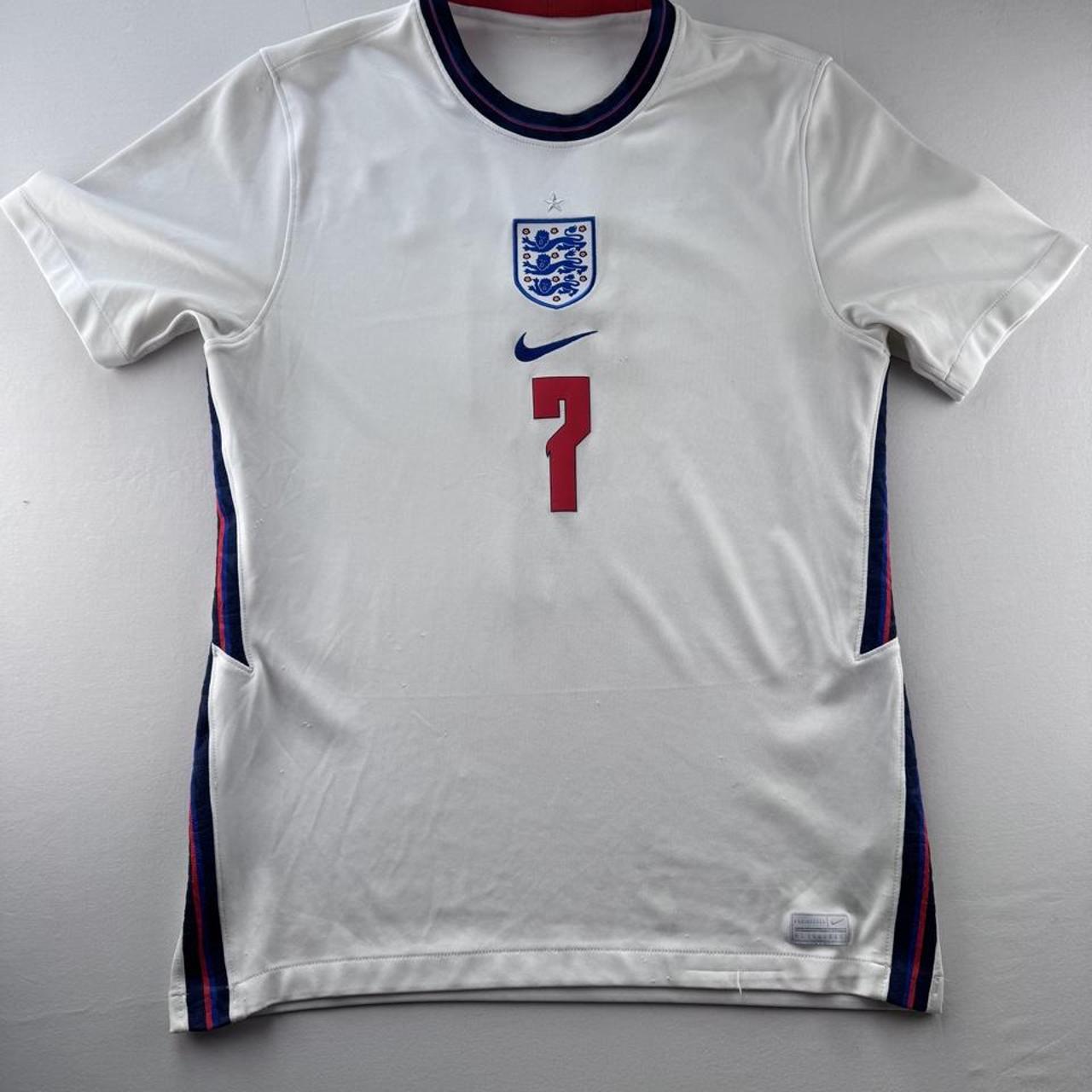 Nike England 2020-21 Home Jack Grealish 7 Jersey M